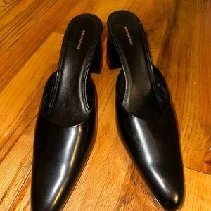 Balenciaga Sleek Black Mules